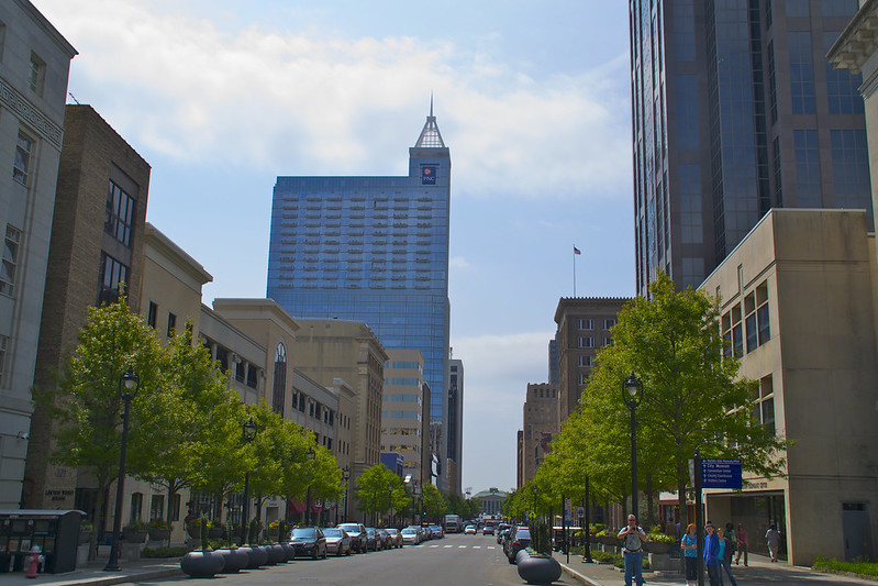 dowtown raleigh cityscape